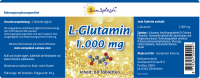 SunSplash L-Glutamin, 1.000 mg
